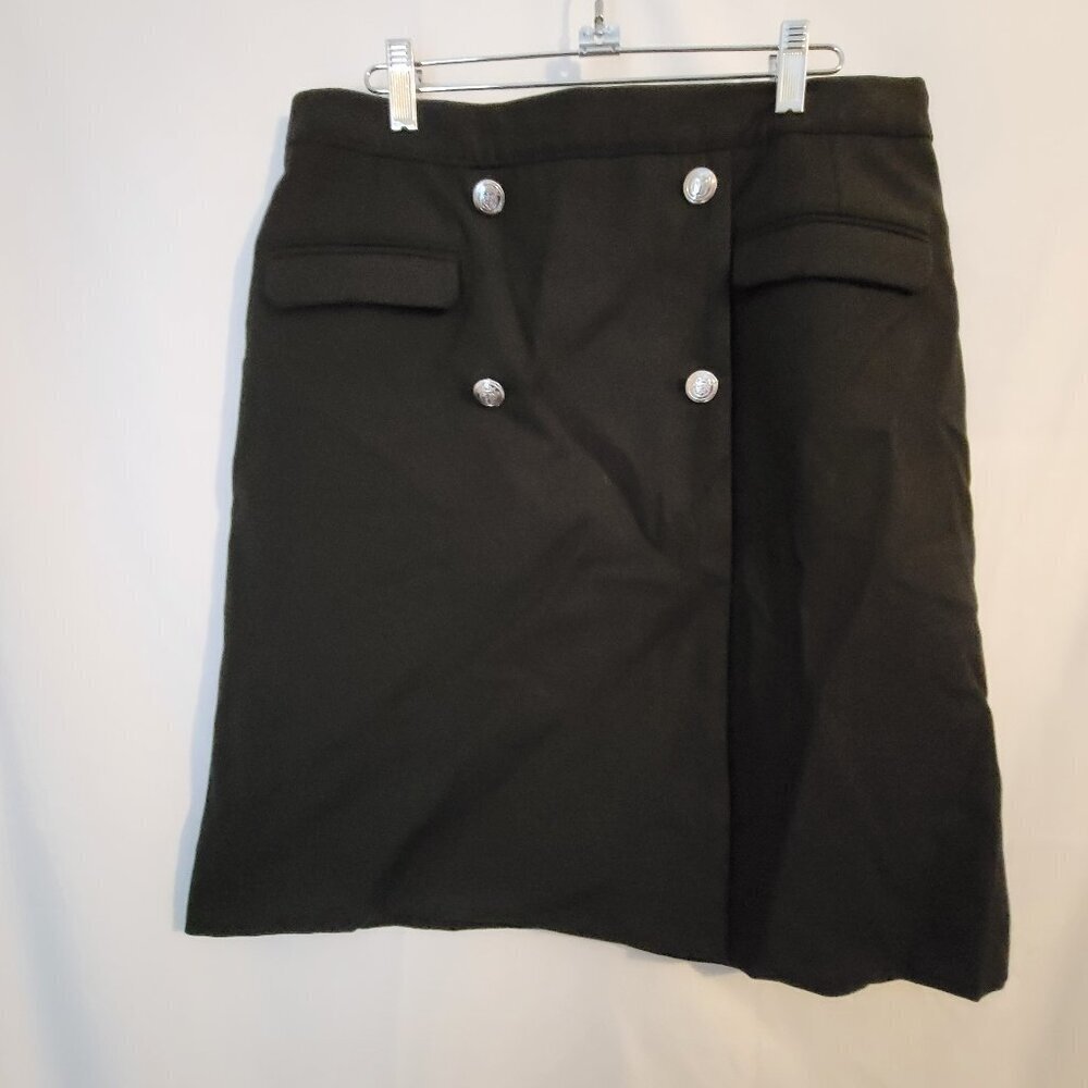 Women's Talbots Black Skirt 10‎ Knee Length